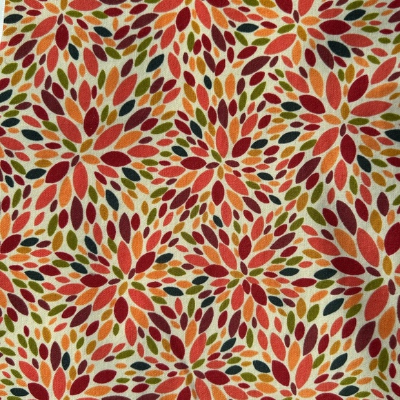 A Line skirt. Lined. Colorful fabric. Made in Colorado. Size Medium - Picture 3 of 7